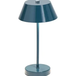 Leen Bakker Bureaulamp Milton petrol G9 - 30x15x15 cm