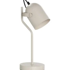 Tafellampen|Bureaulampen-Leen Bakker Bureaulamp Senn - beige metaal - 39xØ17,5 cm