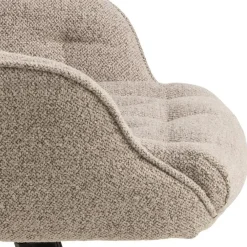 Giga Living Bureaustoel Beige Stof - Zithoogte 57cm - Alleri