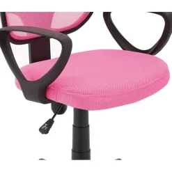 Bureaustoelen|Bureaustoelen-Merkloos Bureaustoel Buritos - Solide, Verstelbaar en Ergonomisch - Roze