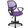 Bureaustoelen|Bureaustoelen-Merkloos Bureaustoel Buritos - Solide, Verstelbaar en Ergonomisch - Lila