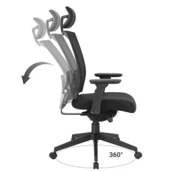 Bureaustoelen|Bureaustoelen-Sedero Bureaustoel Joy comfort - Voldoet aan NEN-EN 1335 norm - Zwarte stervoet