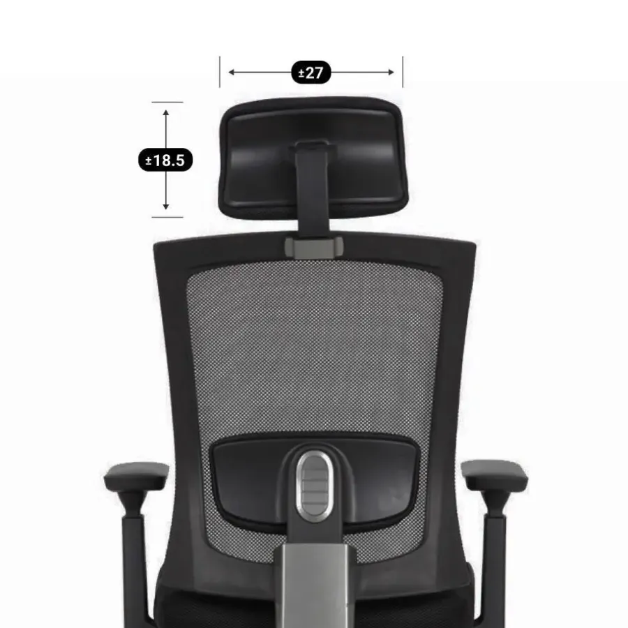 Bureaustoelen|Bureaustoelen-Sedero Bureaustoel Joy comfort - Voldoet aan NEN-EN 1335 norm - Zwarte stervoet