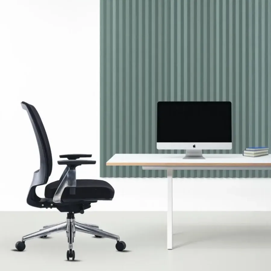 Bureaustoelen|Bureaustoelen-Sedero Bureaustoel Montana - Zwart - Voldoet aan NEN-EN 1335 norm