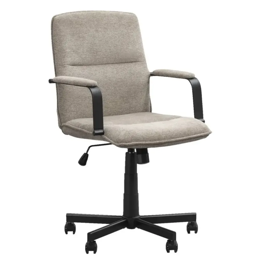 Bureaustoelen|Bureaustoelen-Leen Bakker Bureaustoel Osby - zand