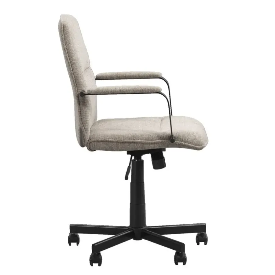 Bureaustoelen|Bureaustoelen-Leen Bakker Bureaustoel Osby - zand