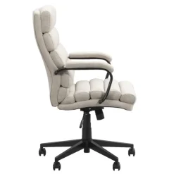 Bureaustoelen|Bureaustoelen-Leen Bakker Bureaustoel Rolf - beige