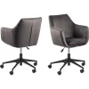 Bureaustoelen|Bureaustoelen-Leen Bakker Bureaustoel Uppsala - grijs (1 stuk)