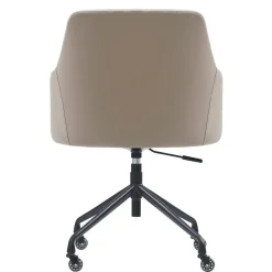 Bureaustoelen|Bureaustoelen-Sedero Bureaustoel Vitoria - Taupe - PU-leer