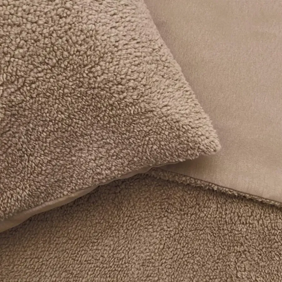 Byrklund - Dekbedovertrek Soft & Fluffy - 240x220 cm - Taupe
