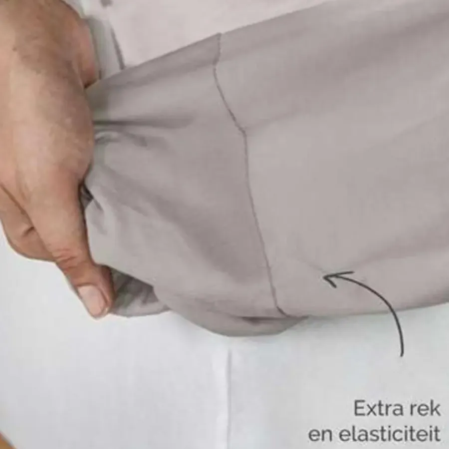 Byrklund - Hoeslaken Jersey - 140x200 cm - Taupe