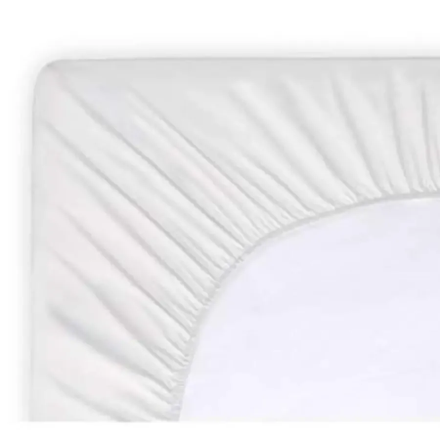 Hoeslakens-Byrklund - Hoeslaken Katoen - 90x220 cm - Wit