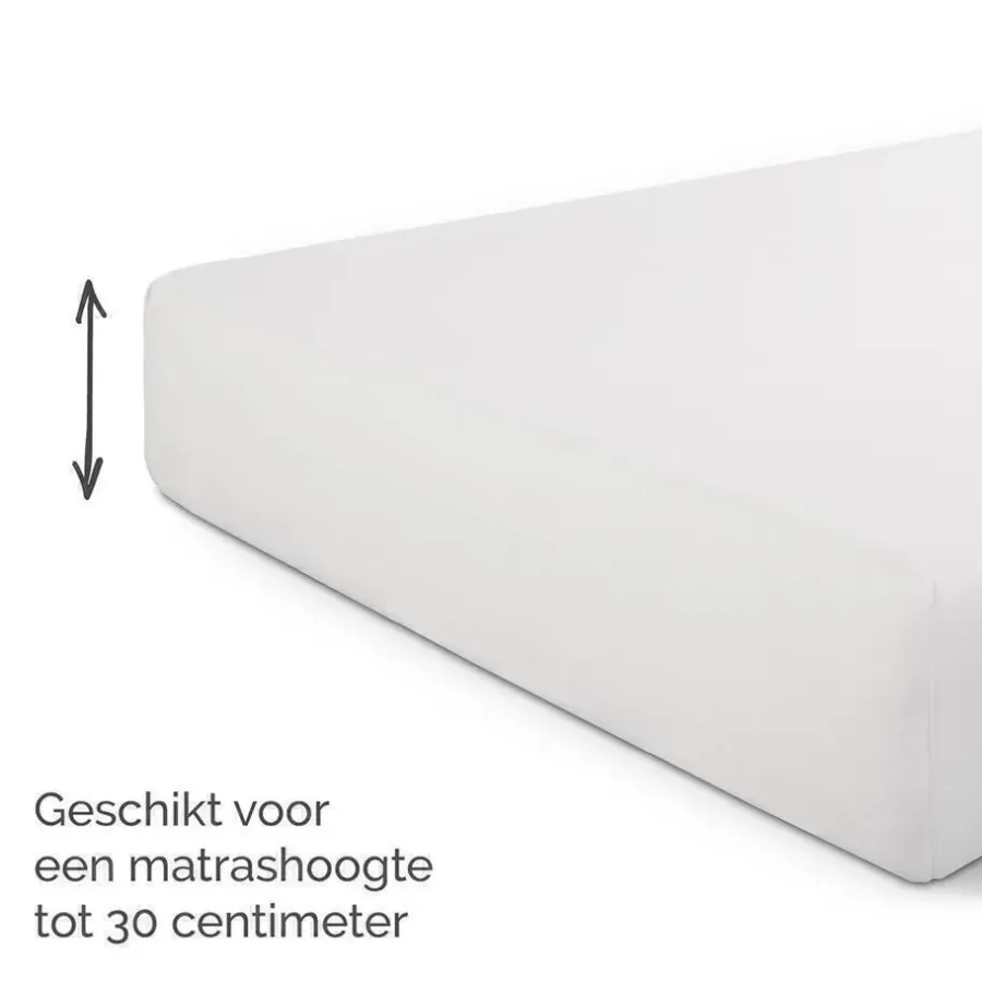 Byrklund - Molton Bed Basics Multifit - 90x200 cm - Wit