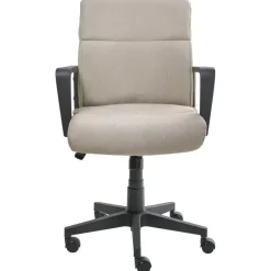 Leen Bakker BYRON - Bureaustoel - Beige - Stof