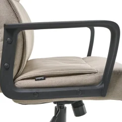 Leen Bakker BYRON - Bureaustoel - Beige - Stof
