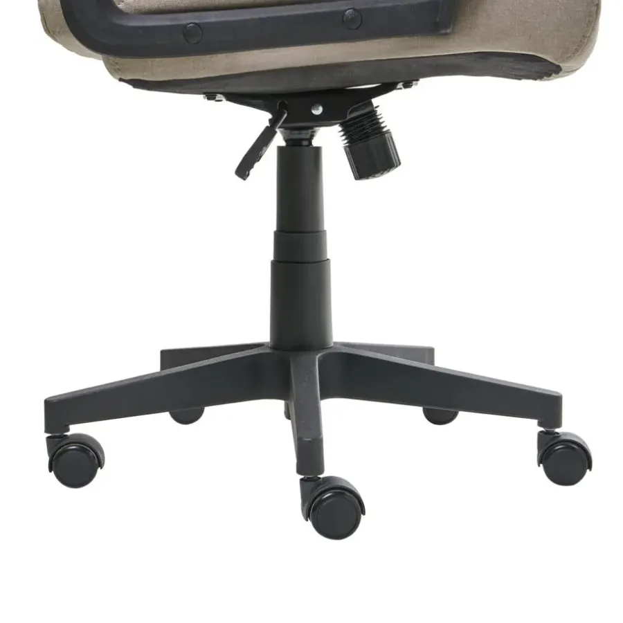 Leen Bakker BYRON - Bureaustoel - Beige - Stof