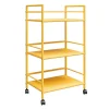 Trolleys-Novogratz Cache - Metalen rolwagen geel