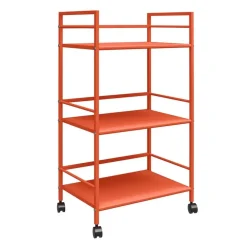 Novogratz Cache - Metalen rolwagen oranje