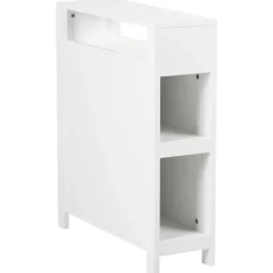 Hoge Kasten-Leen Bakker CACHI - Badkamerkast - Wit - 20 x 70 cm - MDF