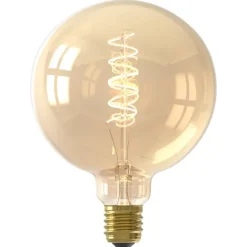 Lichtbronnen-Calex LED globe - G125 - goudkleur - E27 - 5,5W - 470LM - dimbaar