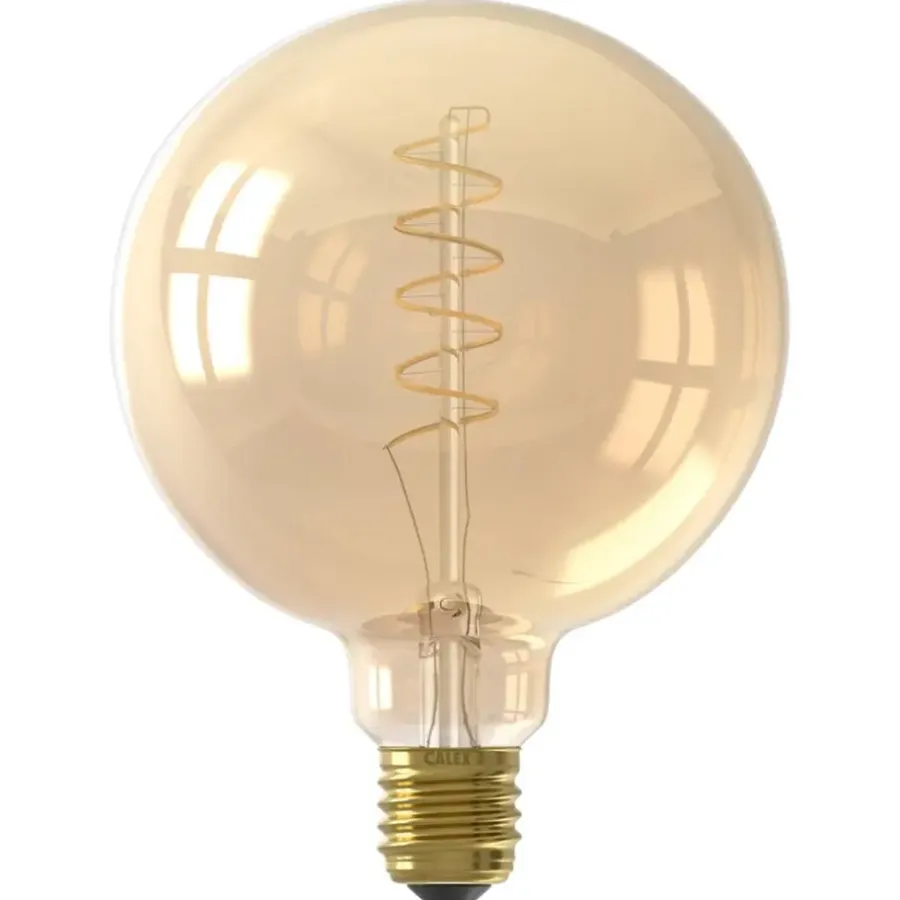 Lichtbronnen-Calex LED globe - G125 - goudkleur - E27 - 5,5W - 470LM - dimbaar