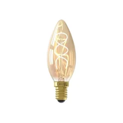 Lichtbronnen-Calex LED kaarslamp - goudkleur - E14 - 2,5W - 136LM - dimbaar