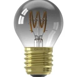 Lichtbronnen-Calex LED kogellamp - titaniumkleur - E27 - 4W - 136LM - dimbaar