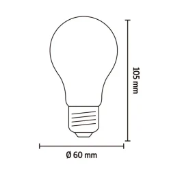 Slimme Led Lichtbronnen-Calex Smart LED-standaardlamp - transparant - 7W