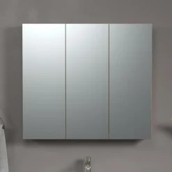 Spiegelkasten-Calicosy - Badkamerkast met spiegel PUREBLISS - 20x90x80 cm