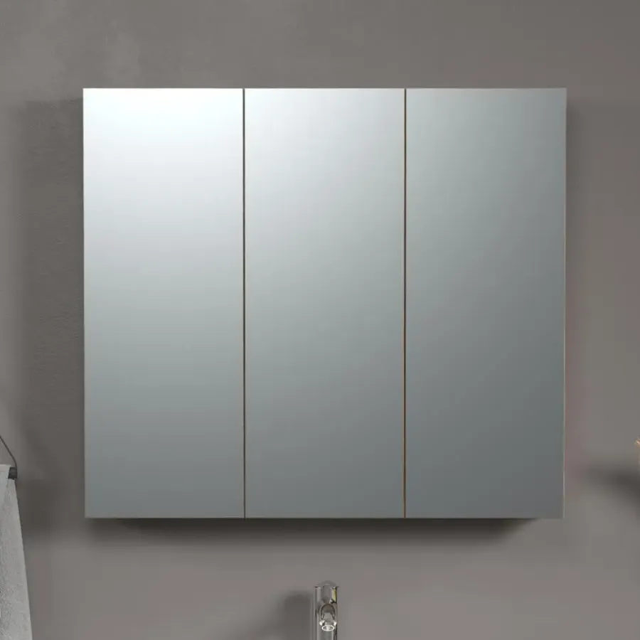 Spiegelkasten-Calicosy - Badkamerkast met spiegel PUREBLISS - 20x90x80 cm