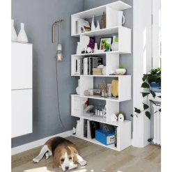 Boekenkasten|Boekenkasten-Calicosy - Boekenkast ATHENA - 192x80x24 cm