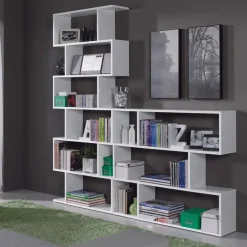 Boekenkasten|Boekenkasten-Calicosy - Boekenkast ATHENA - 192x80x24 cm