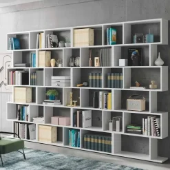 Boekenkasten|Boekenkasten-Calicosy - Boekenkast ATHENA - 192x80x24 cm