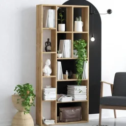 Boekenkasten|Boekenkasten-Calicosy - Boekenkast DEMIOS - 170x75x18 cm