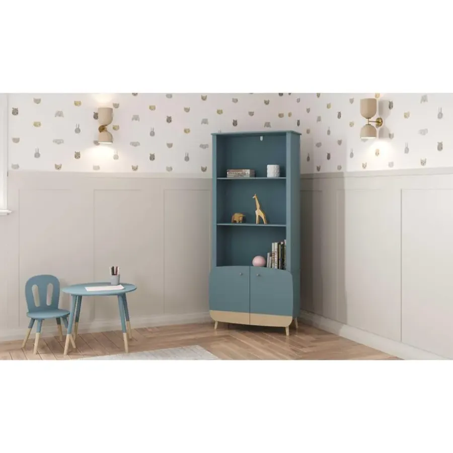 Boekenkasten|Boekenkasten-CBA CALICOSY - Boekenkast FIRMIANA - 36,6x177x77,4 cm