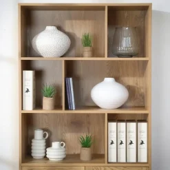 Boekenkasten|Boekenkasten-Calicosy - Boekenkast JAYA - 175x80x35 cm
