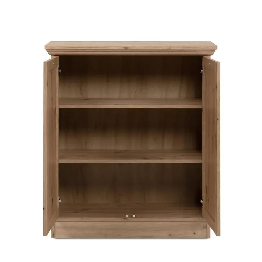 Dressoirs-Calicosy - Buffetkast met 2 deuren TIMBER - Eikenhout - 35x80x90 cm