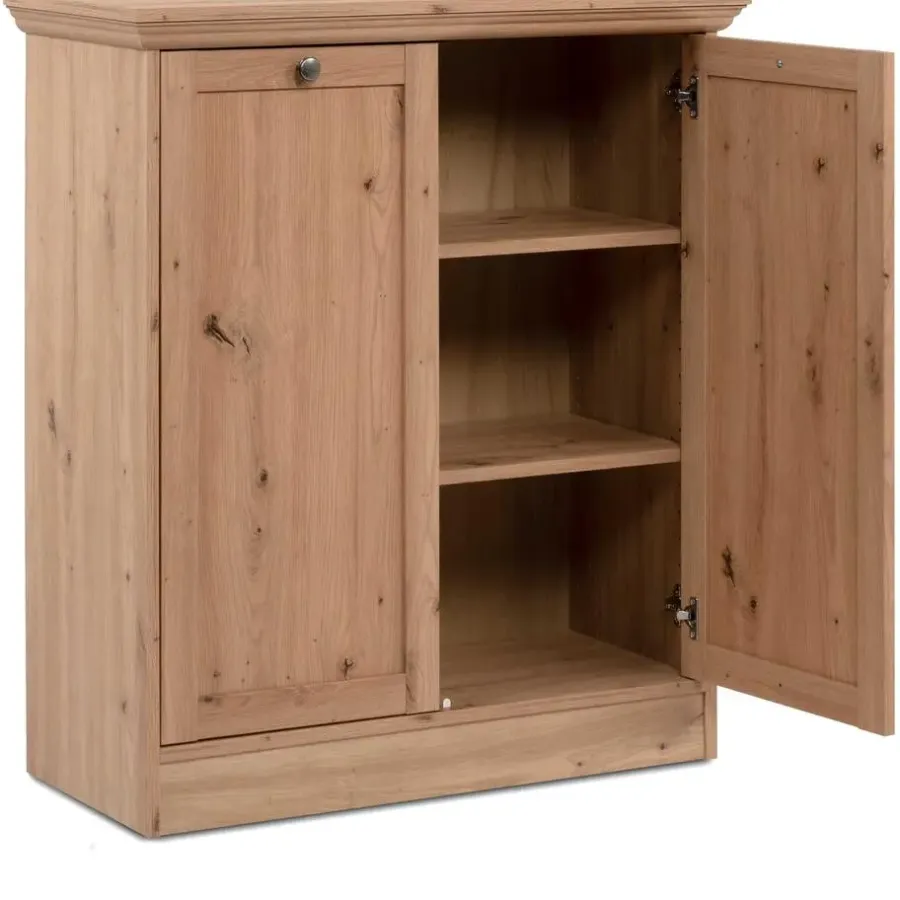 Dressoirs-Calicosy - Buffetkast met 2 deuren TIMBER - Eikenhout - 35x80x90 cm