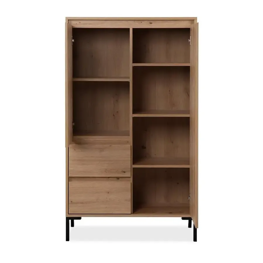 Buffetkasten-Calicosy - Buffetkast PLOCK - Licht hout - 139x81x40 cm