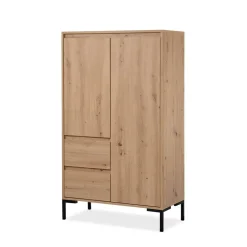 Buffetkasten-Calicosy - Buffetkast PLOCK - Licht hout - 139x81x40 cm