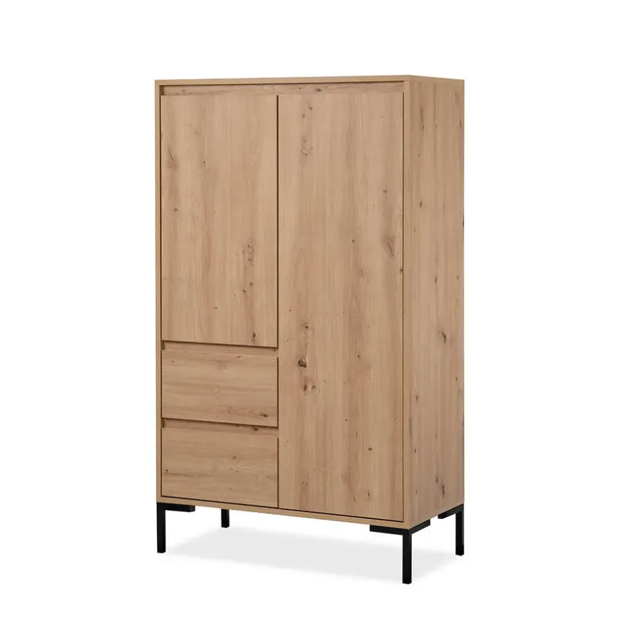 Buffetkasten-Calicosy - Buffetkast PLOCK - Licht hout - 139x81x40 cm
