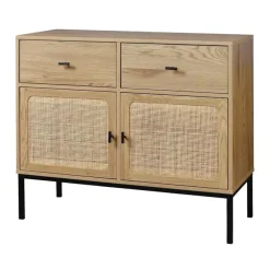 Dressoirs-Calicosy - Dressoir JAYA - Licht hout - 79x90x39 cm