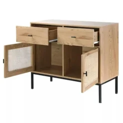 Dressoirs-Calicosy - Dressoir JAYA - Licht hout - 79x90x39 cm
