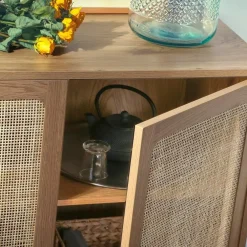 Dressoirs-Calicosy - Dressoir JAYA - Licht hout - 72x120x40 cm