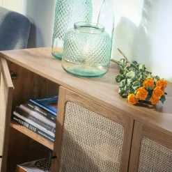 Dressoirs-Calicosy - Dressoir JAYA - Licht hout - 72x120x40 cm