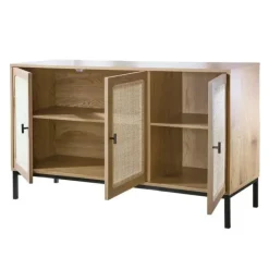 Dressoirs-Calicosy - Dressoir JAYA - Licht hout - 72x120x40 cm