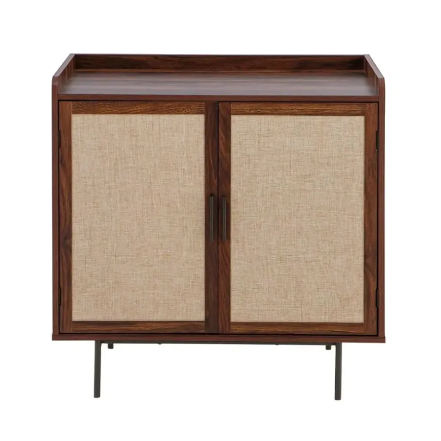 Dressoirs-Calicosy - Dressoir JETSON - Donker hout - 79x80x39,5 cm