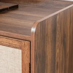 Dressoirs-Calicosy - Dressoir JETSON - Donker hout - 79x80x39,5 cm