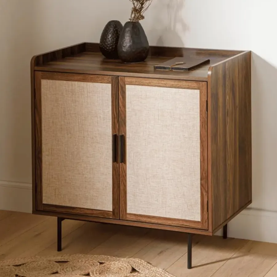 Dressoirs-Calicosy - Dressoir JETSON - Donker hout - 79x80x39,5 cm