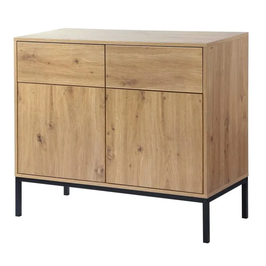 Calicosy - Dressoir LENNY - Eik - 80x90x40 cm